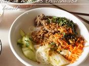 Salade nouilles thaïlandaise boeuf