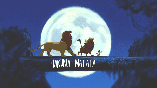 « Hakuna matata » = Il n’y a pas de problème