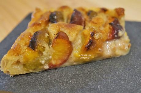 Tarte aux deux prunes