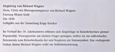 Siegelring von Richard Wagner / Chevalière de Wagner