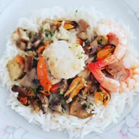 Riz aux fruits de mer Riz aux fruits de mer