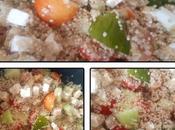 Salade quinoa, concombre, tomates, feta