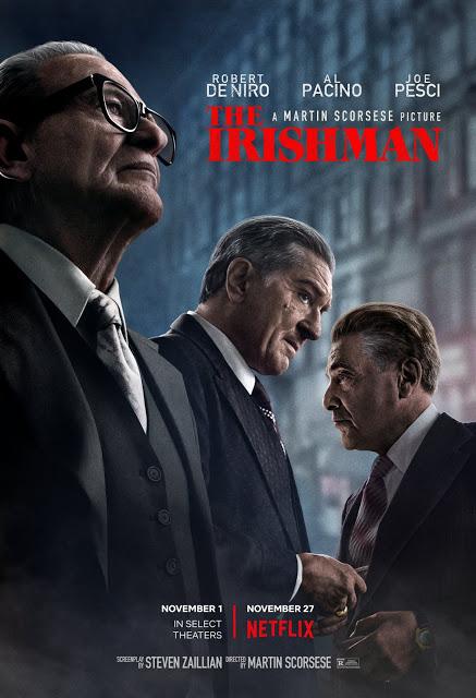 Affiche US pour The Irishman de Martin Scorsese