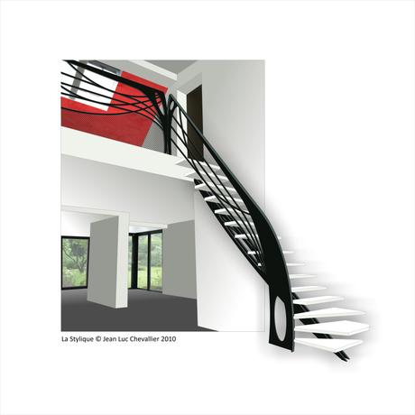 Escalier design Art Nouveau – 10 ans de révolution esthétique Escalier design Art Nouveau – 10 ans de révolution esthétique