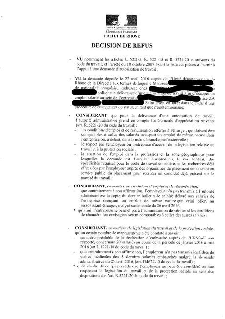 recours hiérarchique naturalisation DIRECCTE : contester un refus d'une autorisation de travail ...