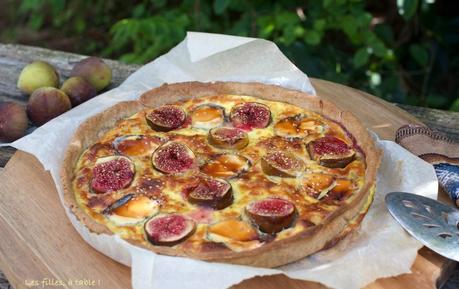 Tarte aux figues et chèvre