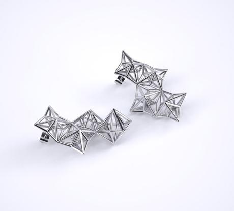 line pierron boucles d'oreilles en argent design architecture - blog déco - clem around the corner