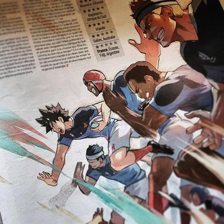 L’Équipe en mode Manga pour la Coupe du Monde 2019 de Rugby
