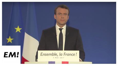 Déclaration officielle d'Emmanuel Macron