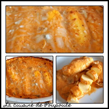 Quenelles coco, champignons