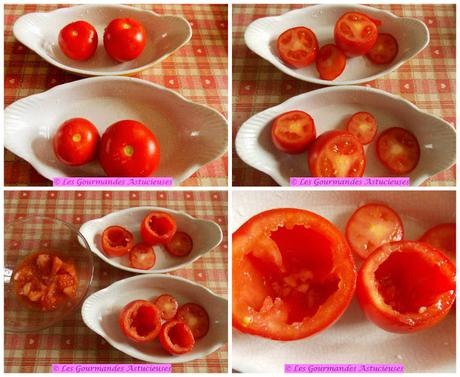 Poêlée de Poivrons et tomates farcies surprises (Vegan) Poêlée de Poivrons et tomates farcies surprises (Vegan)