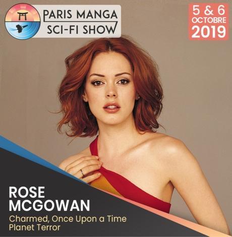 Rose Mc Gowan sera présente au festival Paris Manga & Sci-Fi Show le 5 & 6 Octobre