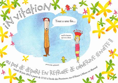 Texte Invitation Pot De Depart Mutation Humour Élégant ...