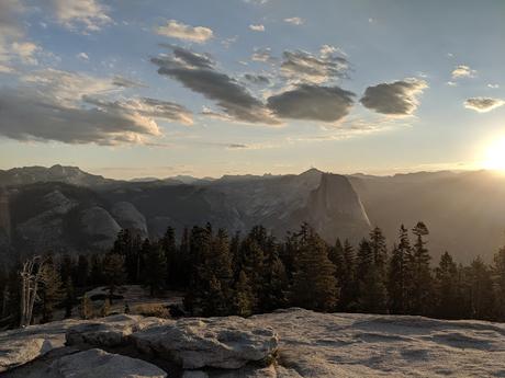 Un lever de soleil à Yosemite