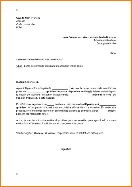 lettre de demande de meme classe lettre demande de changement de classe - Modele et exemple ...