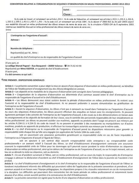 DP3 Marcel Pagnol Valence - 4- La Convention de Stage - C ...