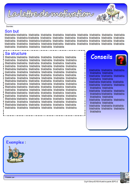 2-DP3-2-Lettre de motivation - CV - dp3collegemurat