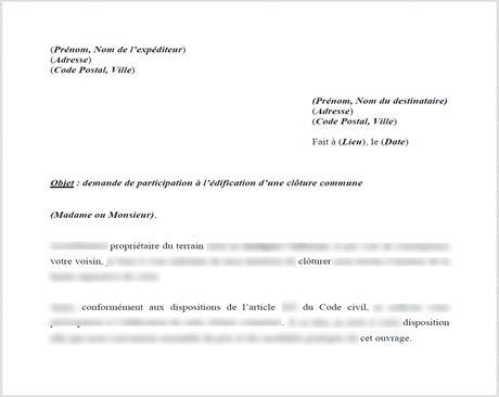 attestation de bon voisinage modele lettre bon voisinage