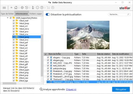 Stellar Data Recovery Professional : récupérer des fichiers supprimés (Mac & Windows)