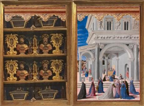 Fra Carnevale 1467 La naissance de la Vierge MET armoire