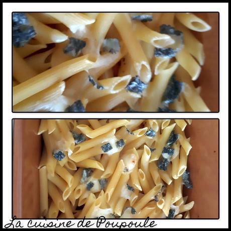 Pennes gratinés au chévre