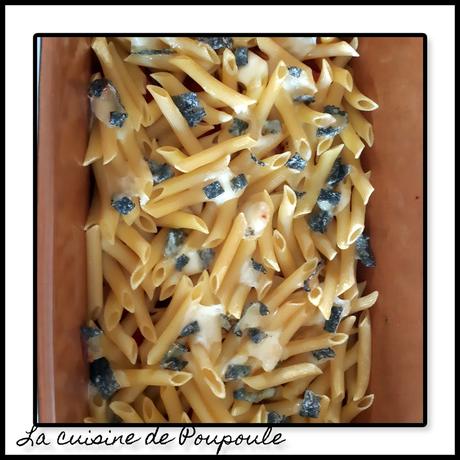 Pennes gratinés au chévre