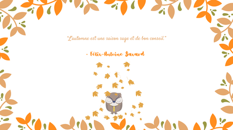 Fonds d'écrans octobre et automne à télécharger