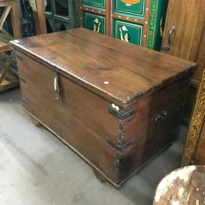antique storage chest large antique wooden chest