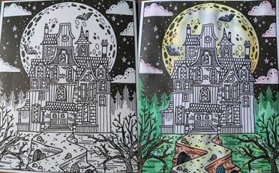 Affaire n°462: peinture magique Halloween