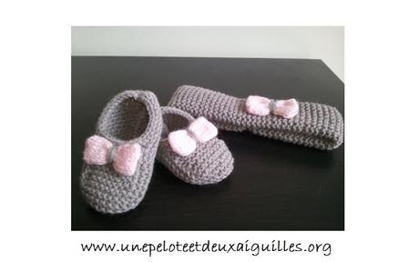 Tricoter des chaussons et un bandeau pour bébé