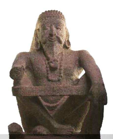 Yogi statue from Varkala