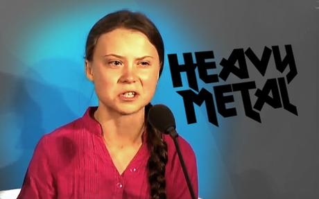 Le discours de Greta Thunberg transformé en Heavy Metal