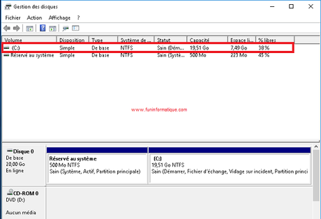 Partitionner un disque dur sous Windows 10