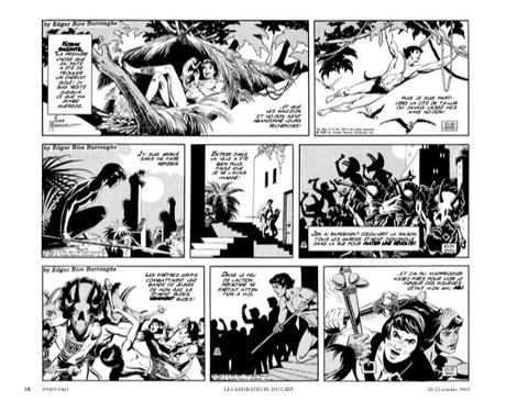 Tarzan : Intégrale Russ Manning Newspaper strips Volume Deux : 1969 - 1971 éditions Graph Zeppelin Page 18