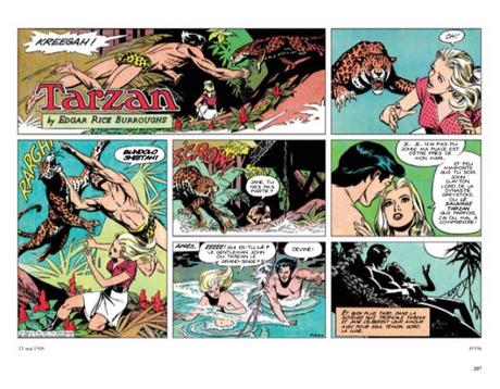 Tarzan : Intégrale Russ Manning Newspaper strips Volume Deux : 1969 - 1971 éditions Graph Zeppelin Page 207