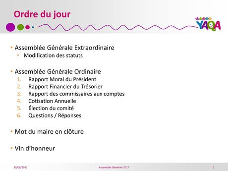 Assemblée Générale 2017 Extraordinaire & Ordinaire - ppt ...