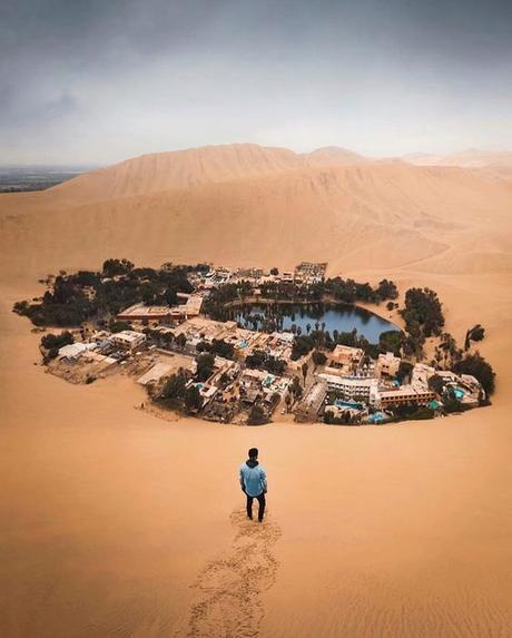 This desert oasis in Peru is definitely on our bucket list. Huacachina Ica Peru!