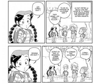 La petite Elsa ne connait pas encore le pouvoir que les dessins animés auront sur elle