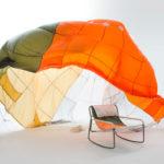 Mobilier Parachute imaginé par Layer Design pour Raeburn