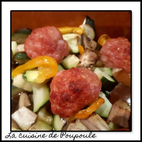 Boulettes curry aux petits légumes Boulettes curry aux petits légumes