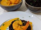 Curry Gambas Noir Vénéré.