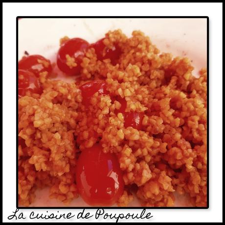 Boulgour à la tomates Boulgour à la tomates