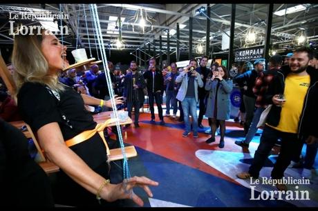 Le premier festival de la bière à Metz se tient à Bliiida et dans les bars du centre-ville de Metz jusqu'à dimanche. Photo Pascal BROCARD