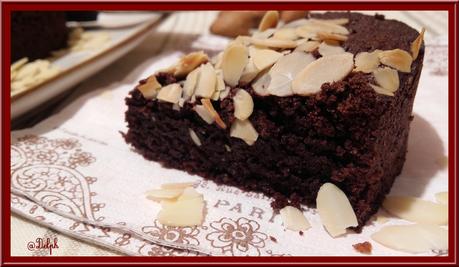 Gâteau au Chocolat noir et  Amande