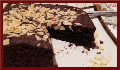 Gâteau au Chocolat noir et  Amande