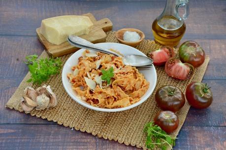 Mafaldines à la tomate