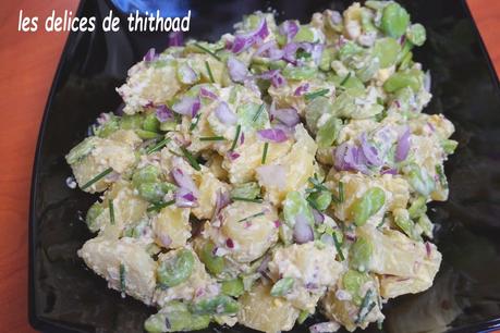 Salade de pommes de terre et de fèves