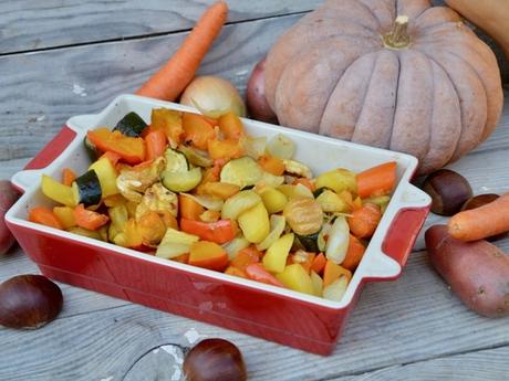 Légumes d’automne rôtis au four