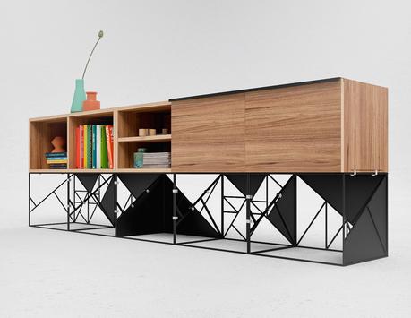 Commode modulaire Z par Marina Bovkun