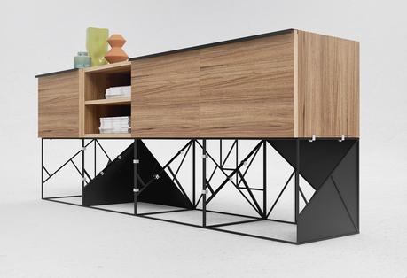 Commode modulaire Z par Marina Bovkun